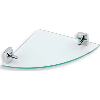 Koupelnový nábytek NOVASERVIS Metalia 12 - 0235,0 Rohová polička 258 x 258 mm - chrom (0235,0)