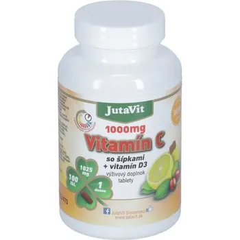 Speciální výživa JutaVit Vitamín C se šípkami + vitamín D3, 100 tablet