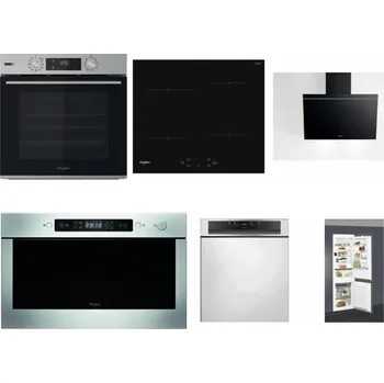 Set domácích spotřebičů WHIRLPOOL OMSK58HU1SX + WHIRLPOOL WS Q2760 BF + WHIRLPOOL AKR 62F LT K + WHIRLPOOL AMW 439 IX + WHIRLPOOL WBC 3C34 PF X + WHIRLPOOL ART 66112