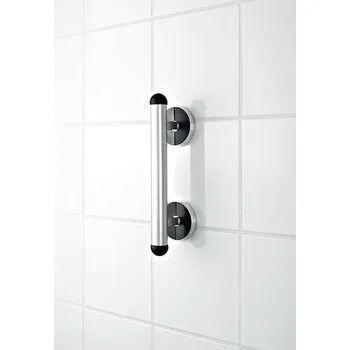 Madlo do koupelny SAPHO DELUX madlo 30cm, A0203000 hliník/černá