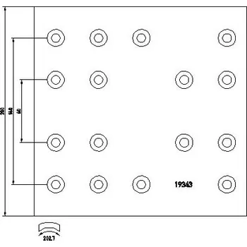 Brzdová čelist Sada brzdoveho oblozeni, bubnova brzda LUMAG 19263 00 101 10