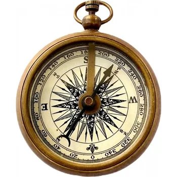 SEA CLUB Kompas mosazný Ø 5,5 cm 8572