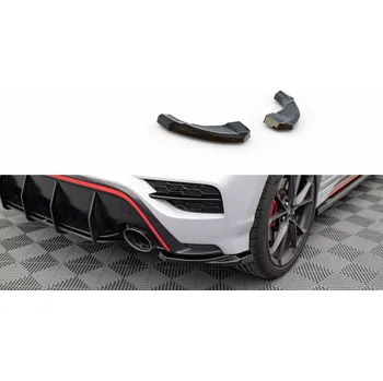 Splittery zadní boční V.1 Hyundai Kona Mk1 carbon look