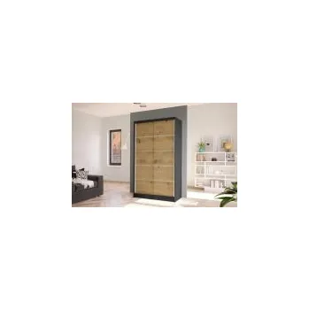 Šatní skříň FALCO Skříň Diego IV černá/artisan