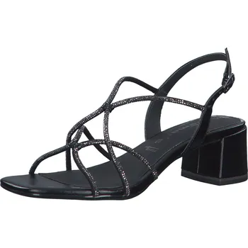 Dámské sandále DÁMSKÉ SANDÁLY TAMARIS 1-28236-20 012 ČERNÁ Barva: Černá, Velikost: 37