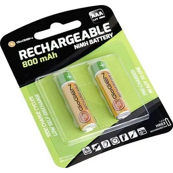 Článková baterie Baterie nabíjecí GoGEN AAA, HR03, 800mAh, Ni-MH, blistr 2ks