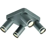 ACA Lighting stropní svítidlo 4XGU10 DIVINO šedá hliník IP20 21X21X13,5CM RA3634CGY