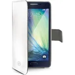 Pouzdro na mobil flipové Celly WALLY pro Galaxy A3 - bílé