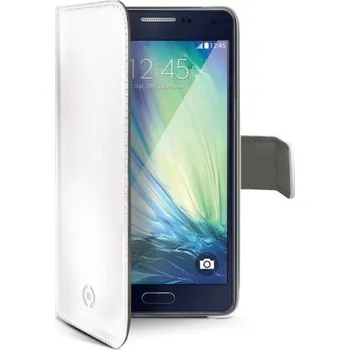 Pouzdro na mobil flipové Celly WALLY pro Galaxy A3 - bílé