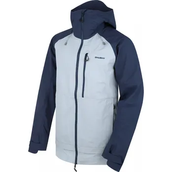 Pánská casual bunda Husky Pánská hardshell bunda Nanook M XXL, dk. blue/lt. grey