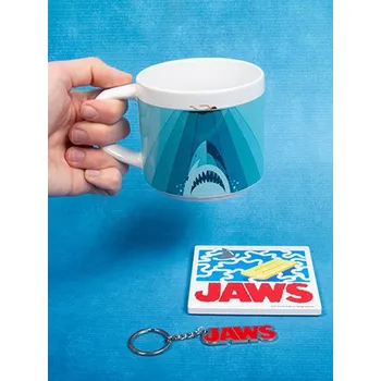 Fizz Creation Jaws (Čelisti) hrnek, přívěšek a podtácek