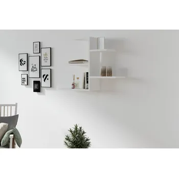 police ASIR Nástěnná police GAMI bílá