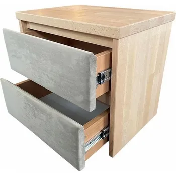 Postel Noční stolek Matar, Mrava Odstín moření: Wenge, Výběr čalounění: Velvet 2229