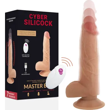Dildo CYBER SILICOCK DÁLKOVÉ OVLÁDÁNÍ REALISTICKÝ MASTER BEN