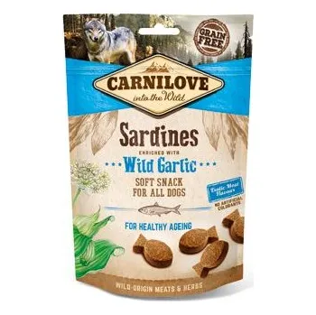 Pamlsek pro psa Carnilove Dog Semi Moist Sardines&Wild Garlic 200g
