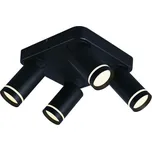 ACA Lighting stropní svítidlo 4XGU10 DIVINO černá hliník IP20 21X21X13,5CM RA3634CBK