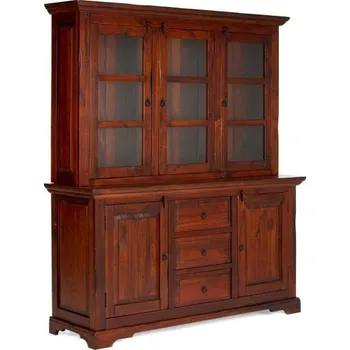 Organizace kuchyně Hnědý příborník z masivu borovice Jodpur