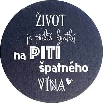 Kameninový podtácek - Víno