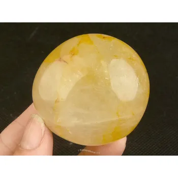 Přírodní kámen Křišťál s limonitem 123g z Madagaskaru