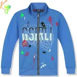 Chlapecká mikina - KUGO FM0262, modrá Barva: Modrá, Velikost: 116