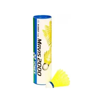 Tenisová raketa Yonex badmintonové míče Mavis 2000 6ks (žlutá/zelená)