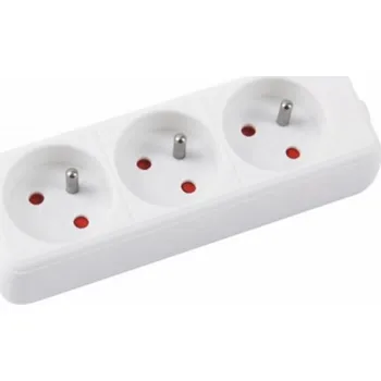 Prodlužovací kabel Kancelářské produkty KANCELÁŘSKÉ PRODUKTY prodlužovací kabel, 3 zásuvky, 5 m, s uzemněním, bílý