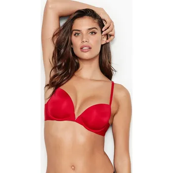 Podprsenka Victoria's Secret dámská podprsenka Push up čerená 80B