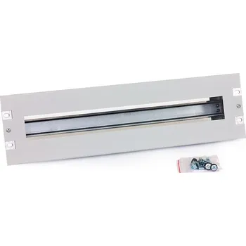 Rozvaděč 19" instalační panel s DIN lištou 3U