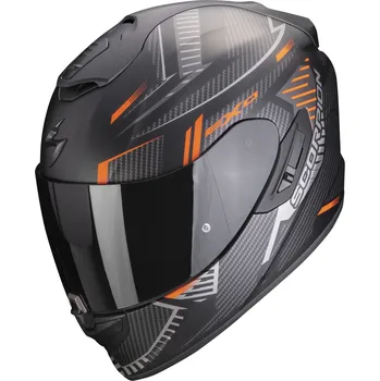Motodoplněk Moto přilba SCORPION EXO-1400 EVO AIR SHELL (matná černo/oranžová)