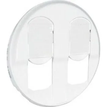 Elektrická zásuvka Kryt datové zásuvky Céliane bílá 2xRJ45 Legrand 068252