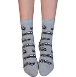 Chlapecké ponožky WOLA AUTA šedé Velikost: 33-35