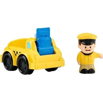 Panenka Fisher Price Little People Taxi s řidičem, Mattel CDH60