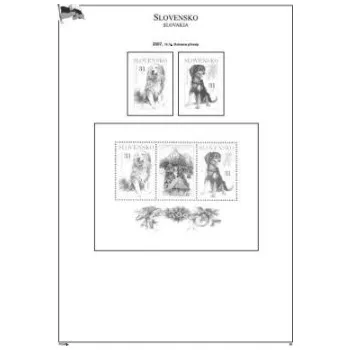 Sběratelství Albové listy POMfila SR - ročník 2008, zákl. verze - (5), vč. zesílených obalů