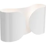 Flos F2400009 Foglio, designové nástěnné svítidlo, 2x100W E27, bílá, délka 37cm