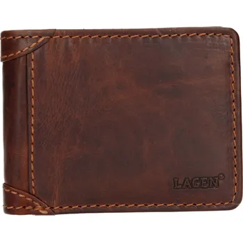 Peněženka Pánská kožená peněženka Lagen Peter - hnědá