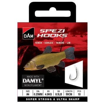 D A M Dam Hotové návazce na lína 0,22mm vel.6 50cm 10ks