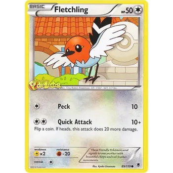 Sběratelská karetní hra Fletchling 089/119 - Phantom Forces Typ karty: Non-Holo