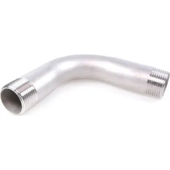 Fitinka Oblouk nerezový NEREZ závitový - vnitřní/vnější závit - INOX - 1/4" TYP305