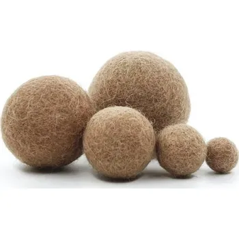 MMboutique Plstěná kulička vel.XL 050-Khaki