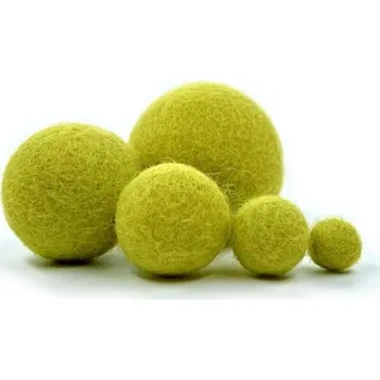 MMboutique Plstěná kulička vel.M 053-Lime Green