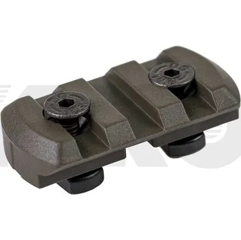 Airsoft Lišta M-LOK Kiro 3 sloty Polymer - OD Green