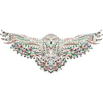 Dřevěná hračka Sněžná sova Velikost: Malé (A5)