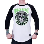 Pánské Triko BLACK HEART DESOLATE RG Barva: Bílá, Velikost: XL