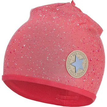 Čepice Little Angel Čepice podšitá Outlast® - jahoda vzor/jahodová Velikost čepic: 3 | 42-44 cm