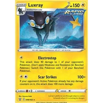 Volný čas Pokémon BST 048/163 Luxray - Battle Styles Stav: Near Mint, Verze: HOLO
