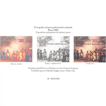 Sběratelství PT 19 - Výstava Brno 2005 - Napoleon před bitvou u Slavkova