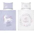 Povlečení Detexpol Jednorožec Lila 100 x 135, 40 x 60 cm zipový uzávěr