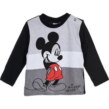 Mickey Mouse černé chlapecké tričko s dlouhým rukávem 0C2102C5000067 Velikost: 74