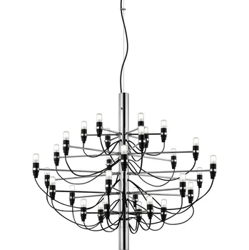 Flos A1402057 2097-30, luxusní chromový lustr, 30x15W E14 čirá, prům. 88cm, výška 72cm