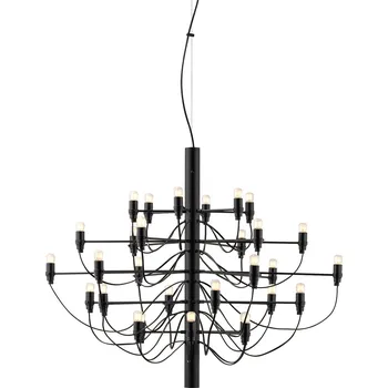 Flos A1401031 2097-30, luxusní matně černý lustr, 30x15W E14 mléčná, prům. 88cm, výška 72cm